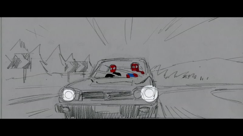 STORYBOARDS-SPIDERVERSE-ALBERTO MIELGO