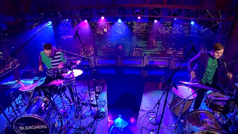 Bleachers - Rollercoaster (Live @ David Letterman)