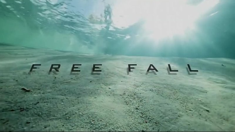 Guillaume Nery base jumping at Deans Blue Hole, filmed on breath hold by Julie