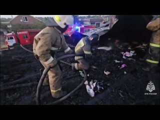 В Семикаракорске произошел пожар в частном доме из-за неосторожности при сварочных работах  На улице Горького в... (видео)