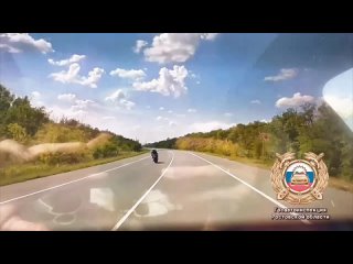 Под Аксаем произошла страшная авария. По предварительной информации, водитель «ГАЗели» выехал на главную дорогу и не... (видео)