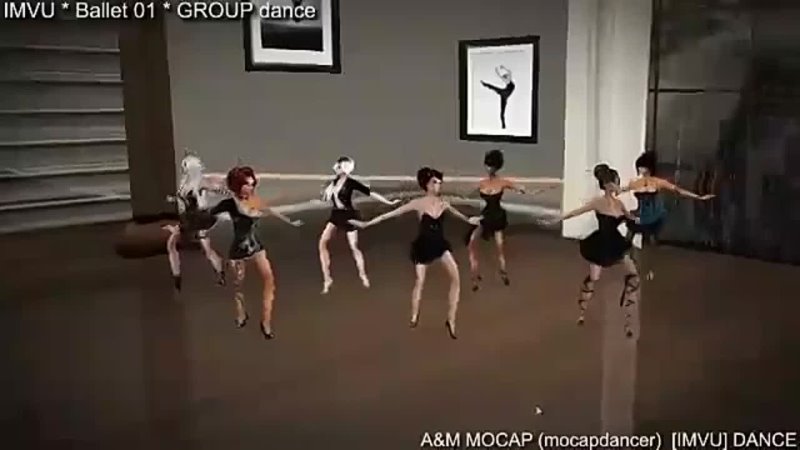 Ballet GROUP Dance 3 D