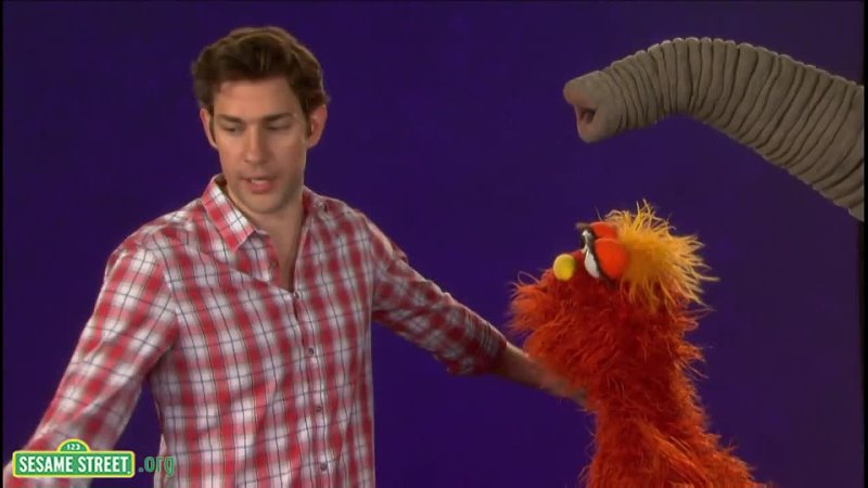 John Krasinski on Sesame Street: