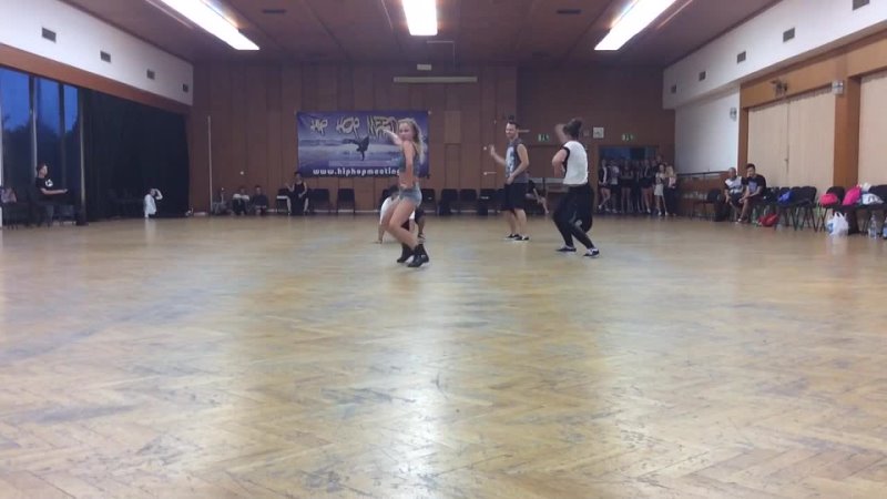 My first class in Hiphopmeeting 2014 (Czech) - choreo from our famous dance video)))