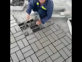 Плитка из бетона.