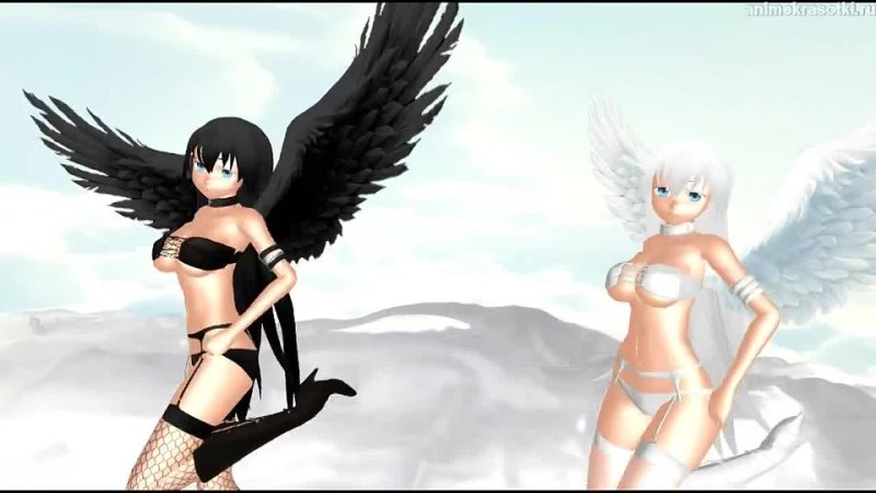 MMD Sexy Angels Секси Ангелы на