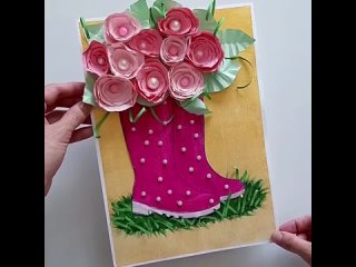 Цветочная открытка на День Матери