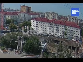 В центре Кургана обрушился строящийся ЖК    Часть перекрытий сложилась как карточный дом на стройке на месте бывшего... (видео)