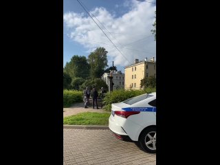 В фонтане «Ретвизан» в сквере Георга Отса на Среднеохтинском проспекте вновь обнаружена необычная скульптура — «Кот в... (видео)