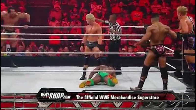 WWE Monday Night RAW  Air Boom (Evan Bourne & Kofi Kingston) and Mason Ryan vs. Dolph Ziggler and Jack Swagger and