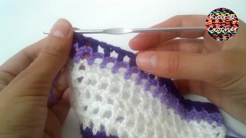 Узоры крючком шотландская клетка Crochet patterns Scottish