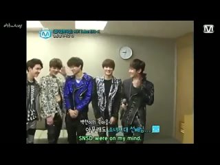 120412 EXO-K Бэкхён перепутал СНСД и Шайни