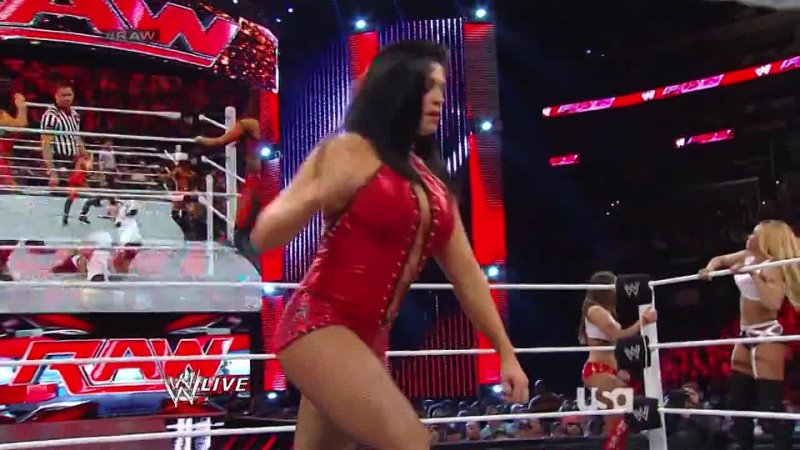 My PRW Six Divas Tag Team Match: AJ Lee, Alicia Fox Aksana (w, Tamina Snuka) vs. The Bella Twins Cameron (w,