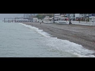 Погода на море сегодня.  Облачно, дождливо, температура воздуха днем до 19 градусов тепла, ночью до 12, температура... (видео)