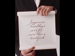 В Jacquemus решили и дальше креативить с кампейнами и выпустили серию роликов под названием «Клише». Называется один... (видео)
