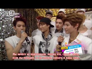 [РУСС.САБ] 130614 Music Bank Backstage Interview