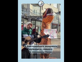 Музыканта из Екатеринбурга арестовали на две недели за выступления в поддержку петербургской певицы Наоко и группы... (видео)