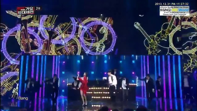 SNSD Tiffany SHINee Key Bang Bang MBC Gayo