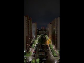 Разряды молнии и грома в ЖК «Цветы» ⚡️ (видео)
