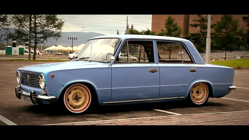 Lada 2101 Dropped Blue