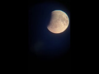 Вчерашнее лунное затмение над Казанью (видео)