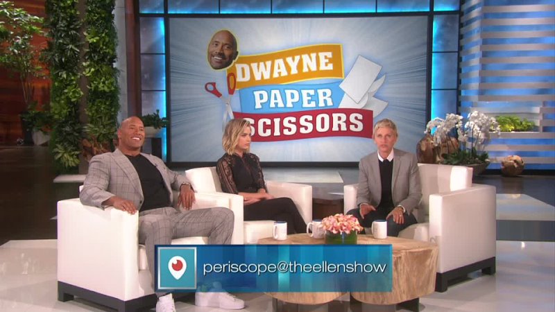 Ellen had her guests, Dwayne The Rock Johnson and Ashley Benson, play a captivating round of her new game,