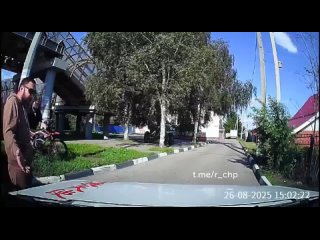 Авария с питбайком в Нижнем (видео)