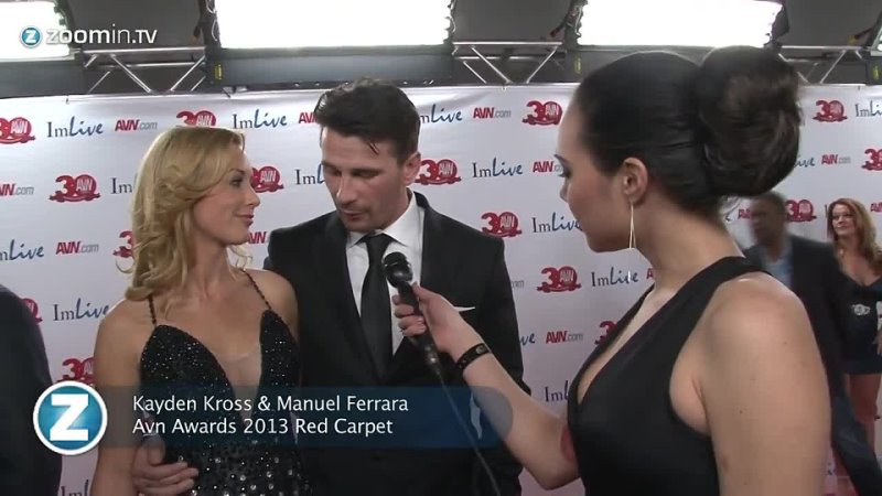 Kayden Kross Manuel Ferrara are in love Porn Stars on the AVN Red Carpet