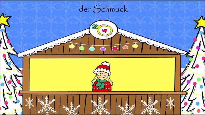 Deutsch lernen  Der Weihnachtsmarkt  Weihnachten