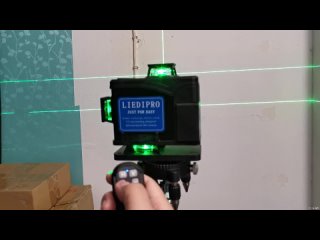 3D 4D 16 line laser level green line with music