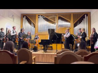 Д.Д.Шостакович. Концерт для ф-но с оркестром 1, 3-4 чч. Исполняют: Кропотов И., Семикрасов С. и ансамбль солистов «Премьера»