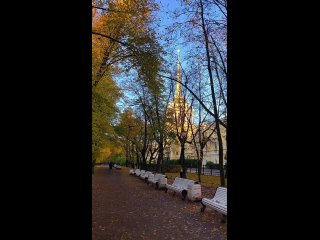 Золотая осень в Александровском саду.  Видео: nikitina__marinka (видео)