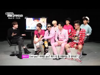 140807 Mnet MV Commentary with MPD and David :: BLOCK B - H.E.R 