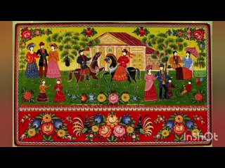 Русская народная роспись — это интересная тема, которую важно  обсуждать с детьми на занятиях. 
Русская народная роспись — это