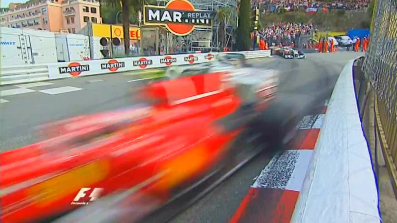 Формула-1 (Гран-при Монако 2010): Нашумевший обгон Шумахера
