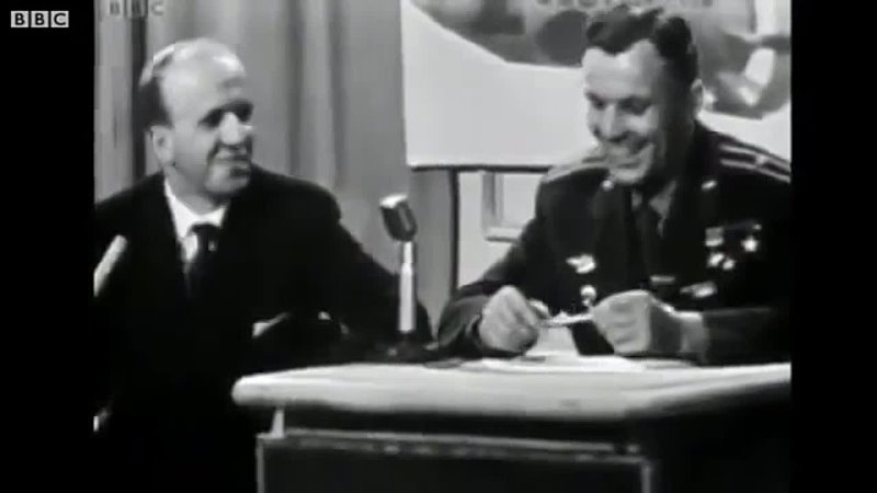 Yuri Gagarin on BBC TV, July 11