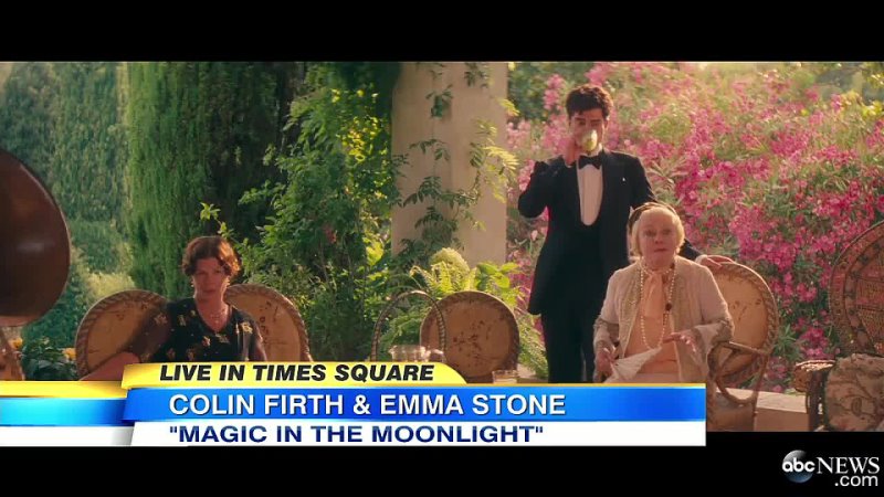 Colin Firth and Emma Stone on Good Morning