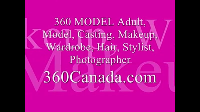 360 MODEL Adult, Model,Casting, Makeup, Wardrobe, Hair, Stylist,