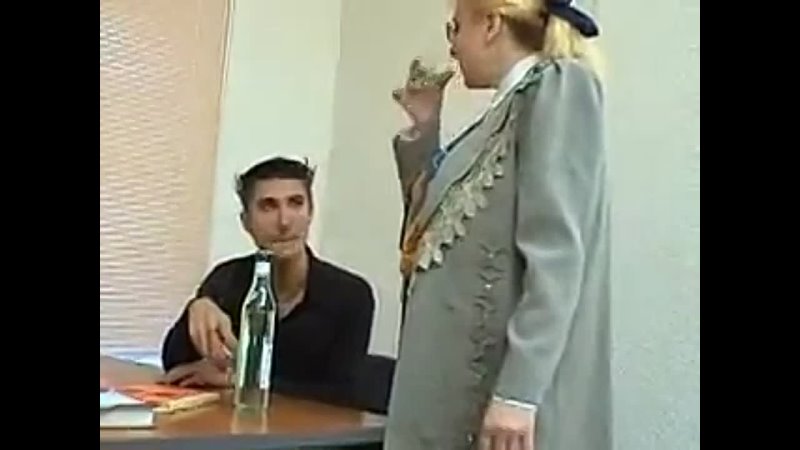 Russian Mature Huge Saggy Tits teacher Seduces Her Teen Student x Hamster