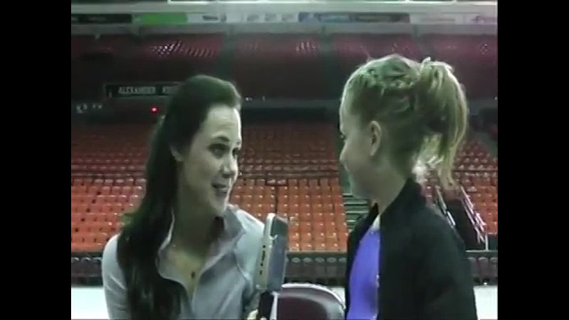 Madison Chiasson meets her Stars On Ice idol - April 26, 2012