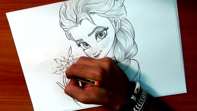 Draw Elsa (Frozen)