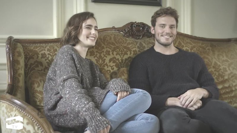 Lily Collins and Sam Claflin talk love and on screen