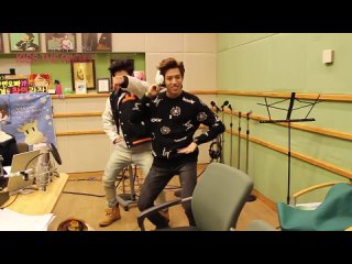 [VID][150209] KBS «Kiss The Radio» | Infinite H dancing to EXID’s «Up and Down»