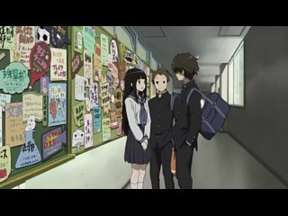 Hyouka/Хёка - 1 эпизод (жанры: детектив, школа) [Ancord & Shina]