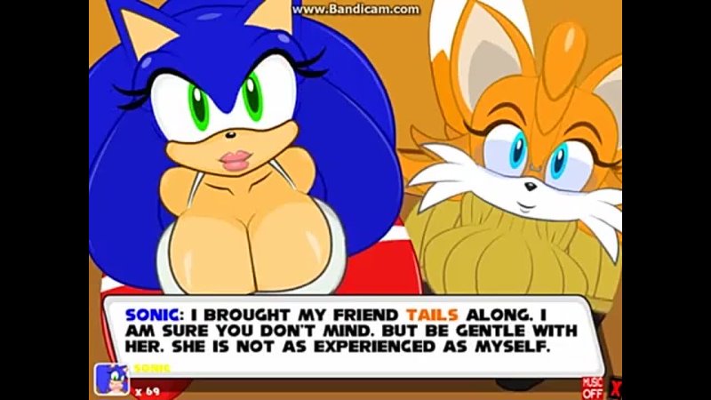 Sonic Transformed 2 blowjob and fun with