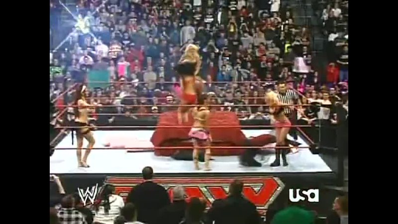 My1 WWE RAW Ashley vs. Jillian vs. Maria vs. Melina vs. Mickie James ( Lingerie Pillow