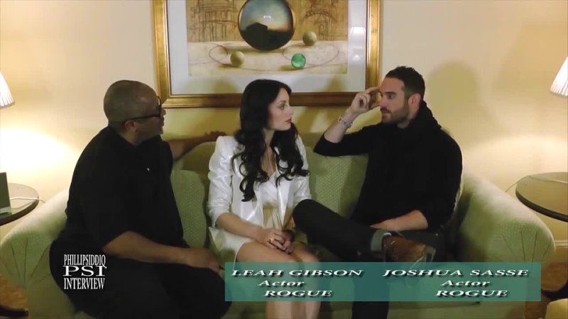 Phillip Siddiq interviews actors Joshua Sasse and Leah Gibson for ROGUE.