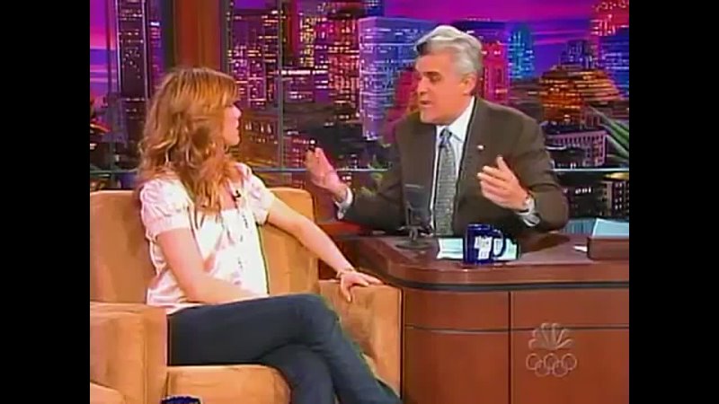 Jennifer on Jay Leno Show 2004