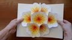 How to Make A Bouquet Flower Pop-up Card
