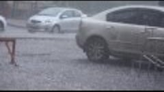 Summer hail in Kaliningrad (Königsberg): в Калининграде лето...